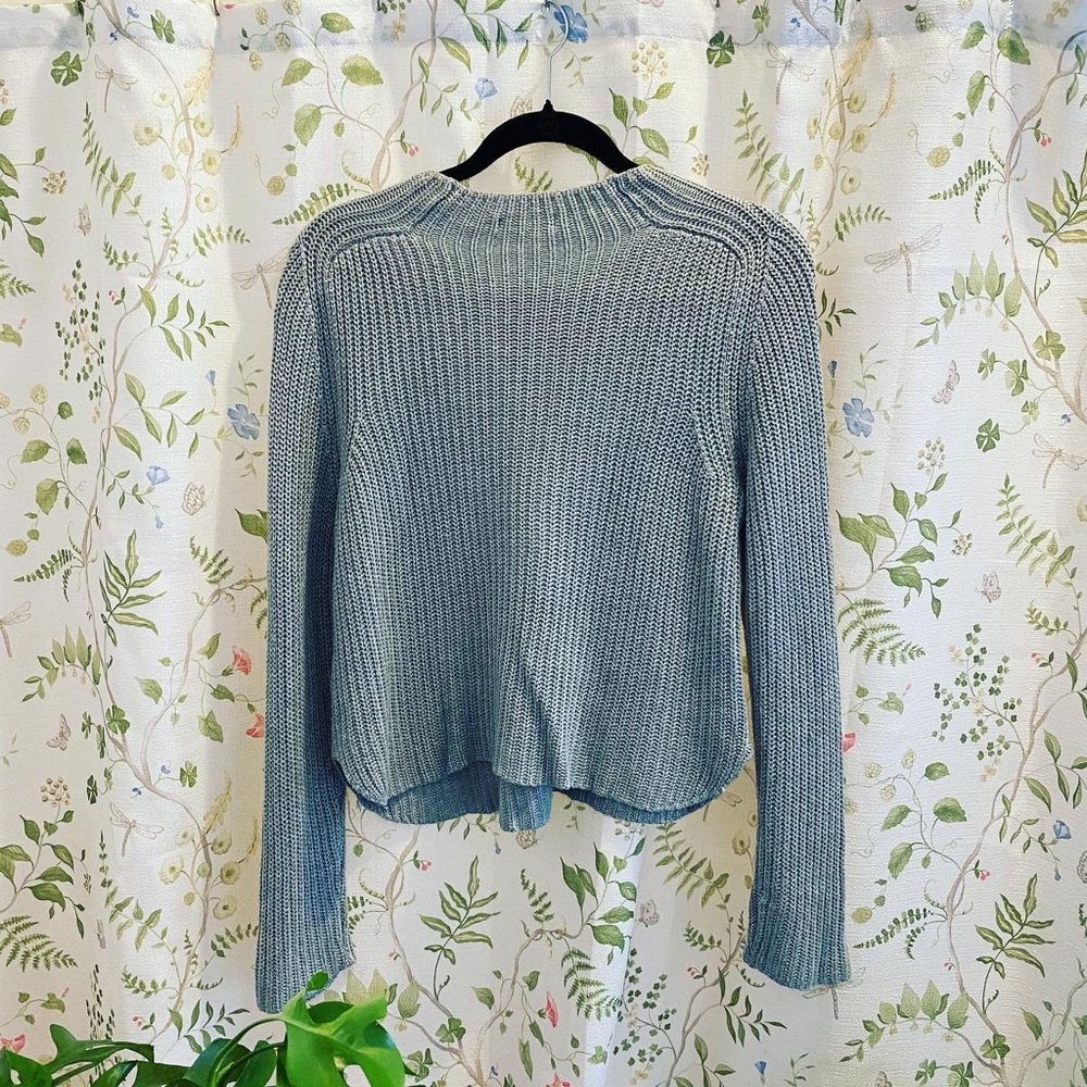 American apparel gray knit sweater